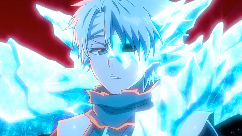 Tōshirō Hitsugaya (Romi Park) regains full control over his Bankai in Bleach: Thousand-Year Blood War Episode 16 "The Fundamental Virulence" (2023), Studio Pierrot