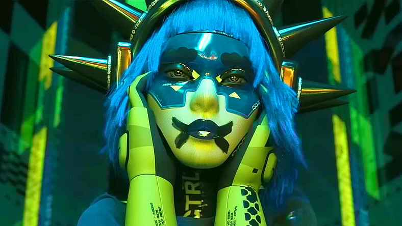 Glitch (Erica Lindbeck) cares little for the debriefing process. in Marathon (2025), Bungie