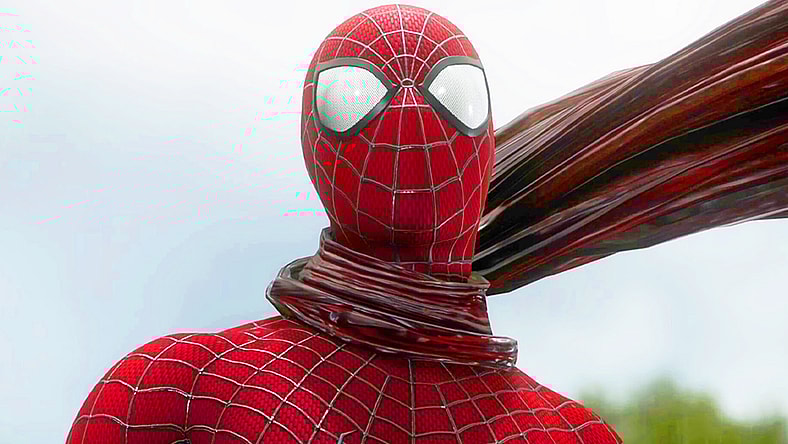 Peter Parker (Yuri Lowenthal) finds himself at the mercy of Scream (Laura Bailey) in Marvel's Spider-Man 2 (2023), Insomniac Games