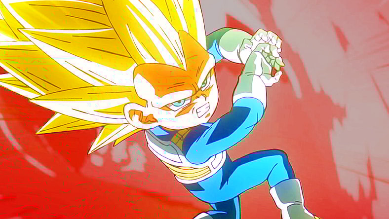 Super Saiyan 3 Vegeta (Ryo Horikawa) prepares to unleash a Galic Gun in Dragon Ball Daima Episode 12 "True Strength" (2024), Toei Animation