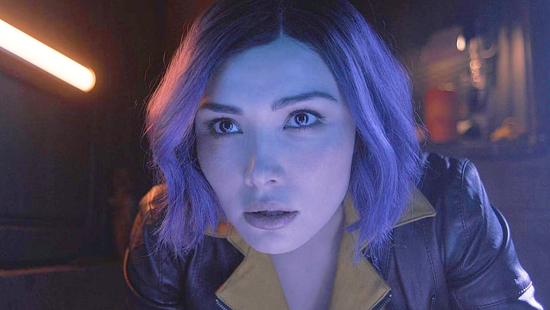 Faye (Daniella Pineda) learns of Kimmie's (Molly Moriarty) kidnapping in Cowboy Bebop Season 1 Episode 10 "Supernova Symphony" (2021), Netflix
