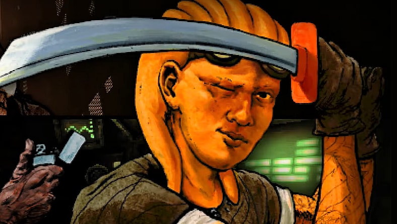 The protagonist is ready to slice-and-dice in Fortune's Run (2023), Fortune Games