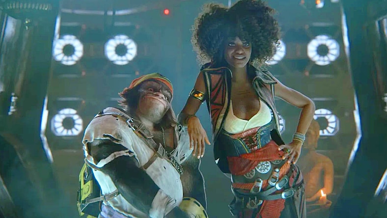 Yaashan (TBA) and Knox (Alex Martin) make their triumphant return to The Gada in Beyond Good & Evil 2 (TBA), Ubisoft