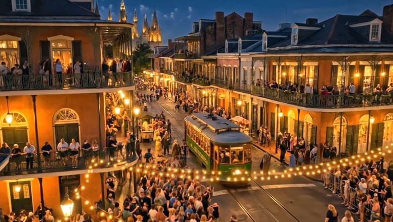It's blood-for-beads on the streets of AI New Orleans Dracula Land Theme Park | Six Lands of Adventure Awaken via Dracula Land on YouTube