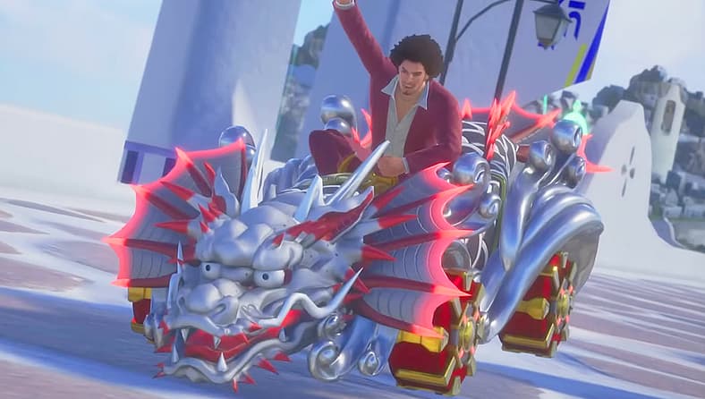 Ichiban (Kazuhiro Nakaya) enters the race in Sonic Racing: CrossWorlds (2025), SEGA