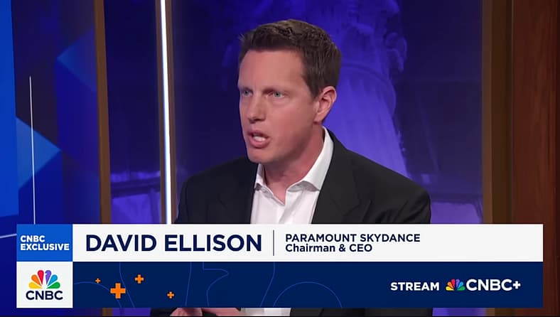 Paramount Skydance CEO David Ellison discusses technological capabilities