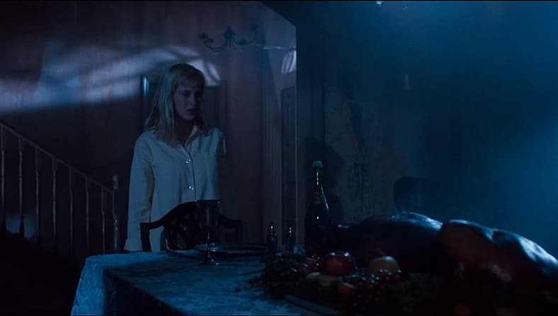 Patricia Arquette's pork roast goes to waste in A Nightmare on Elm Street 3: Dream Warriors (1987)