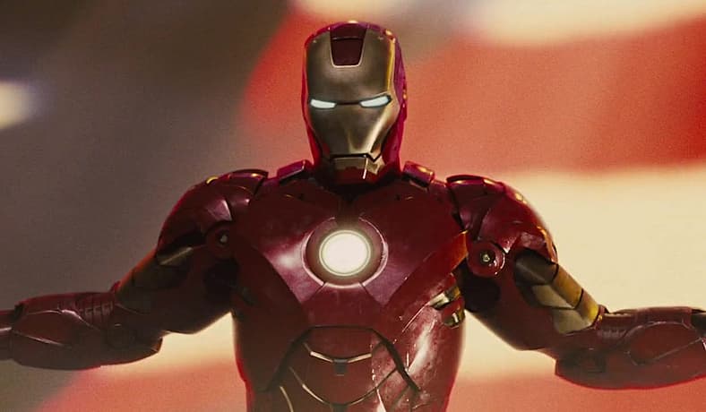 Tony Stark takes stage at Stark Expo in Iron Man 2 (2010), Marvel Studios