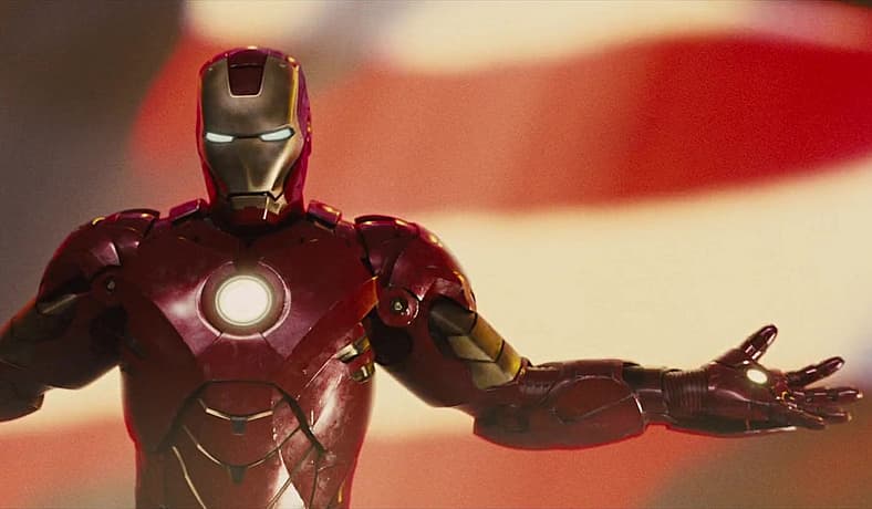 Tony Stark takes stage at Stark Expo in Iron Man 2 (2010), Marvel Studios