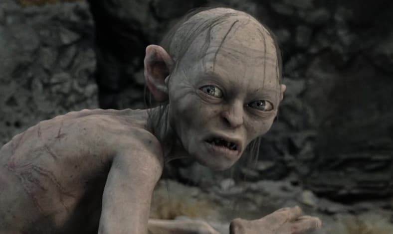 Gollum (Andy Serkis) schemes against Sam and Frodo in The Lord of the Rings: The Two Towers, New