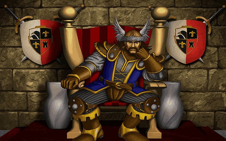 Player prepares to fight for Alliance in Warcraft: Orcs & Humans (1994), Blizzard Entertainment