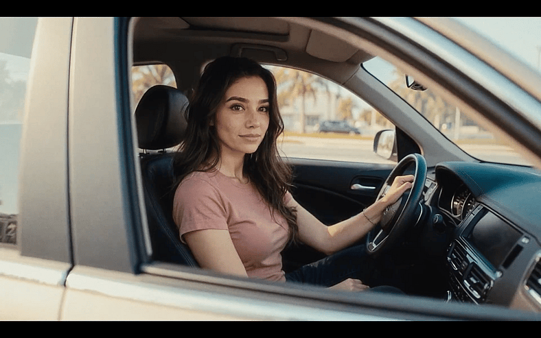 AI product 'Tilly Norwood' drives a car via Particle6