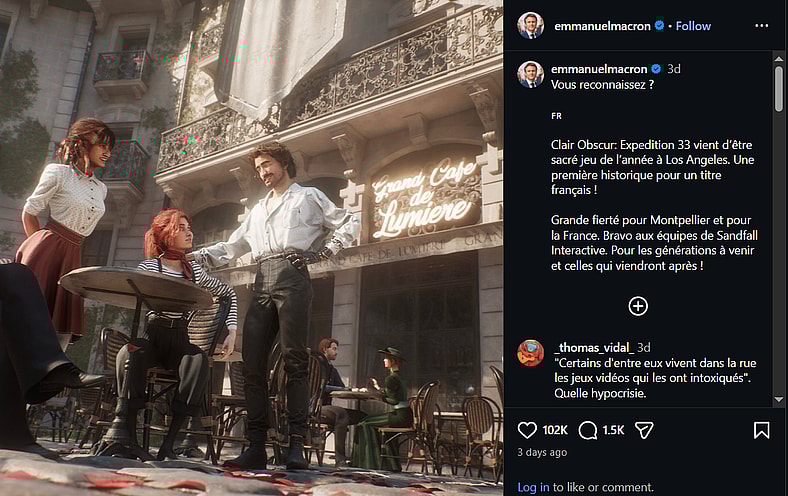 Emmanuel Macron (emmanuelmacron) via Instagram