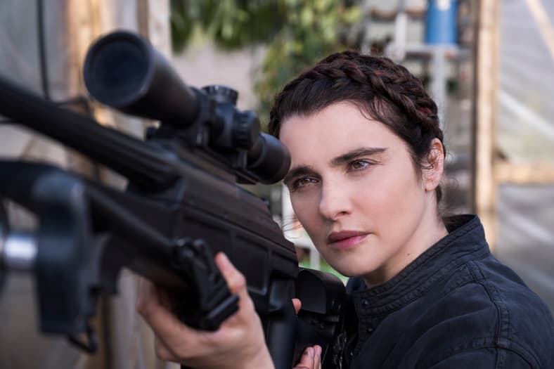 Melina (Rachel Weisz) in Marvel Studios' BLACK WIDOW, in theaters and on Disney+ with Premier Access. Photo by Jay Maidment. ©Marvel Studios 2021. All Rights Reserved.