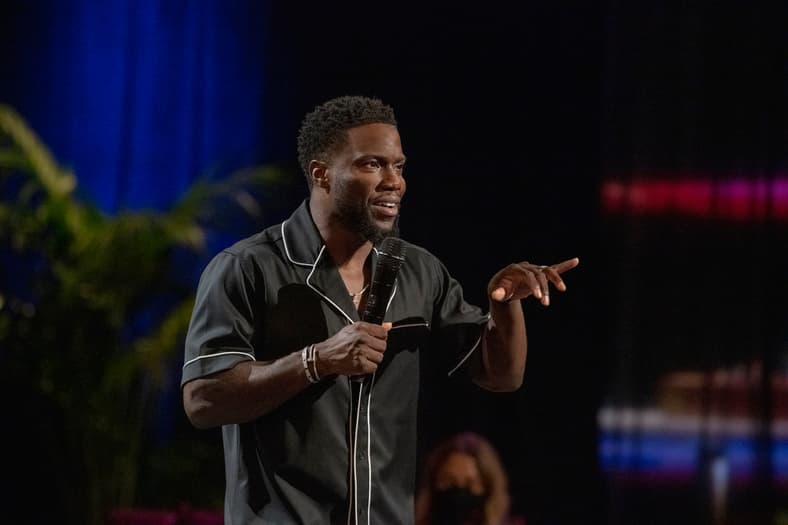 Kevin Hart Untitled Comedy Special 2020. Kevin Hart. Cr. Glen Wilson/NETFLIX © 2020