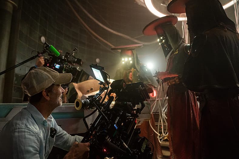 Director Zack Snyder on the set of Rebel Moon, Netflix