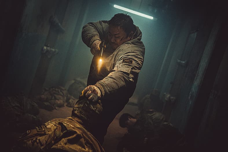 Don Lee as Nam San in Badland Hunters Cr. Cha Min-jung/Netflix © 2024