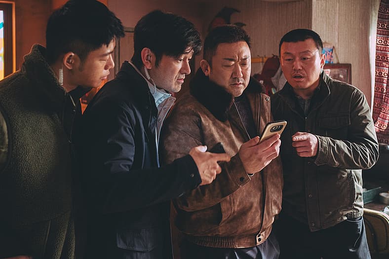 Don Lee as Detective Ma Seok-do in The Roundup: Punishment, Capelight Pictures/Blue Fox