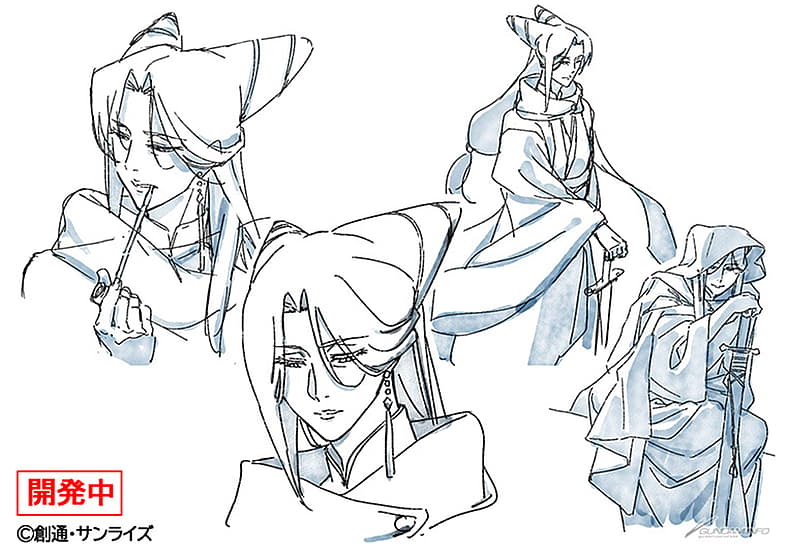 Unknown new character for Mobile Fighter G Gundam Gaiden by Yasuhiro Imagawa in Gundam GWX 30th
