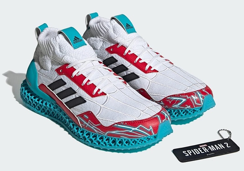 The Miles Morales Ultra 4D Mid Evolved, as developed in collaboration between 'Marvel's Spider-Man 2' developer Insomniac Games and Adidas