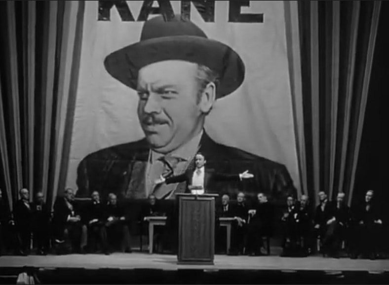 Orson Welles makes no promises in Citizen Kane (1941), RKO Radio Pictures