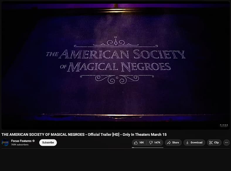 The American Society of Magical Negroes official trailer, in theaters March 15, Focus Features