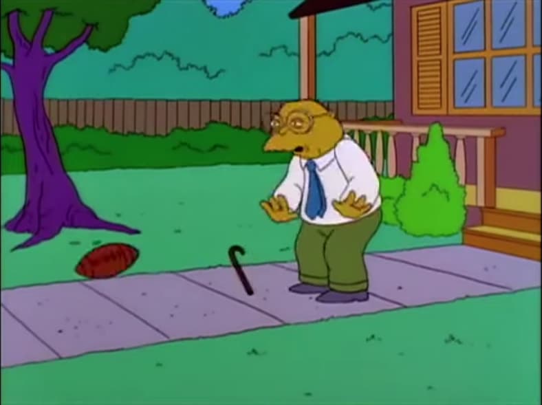 Football in the groin