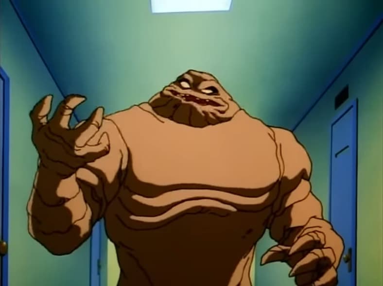 Clayface (Ron Perlman) figured out his powers in Batman: The Animated Series Season 1 Episode 5 "Feat of Clay, Pt. 2" (1992), Warner Bros. Animation