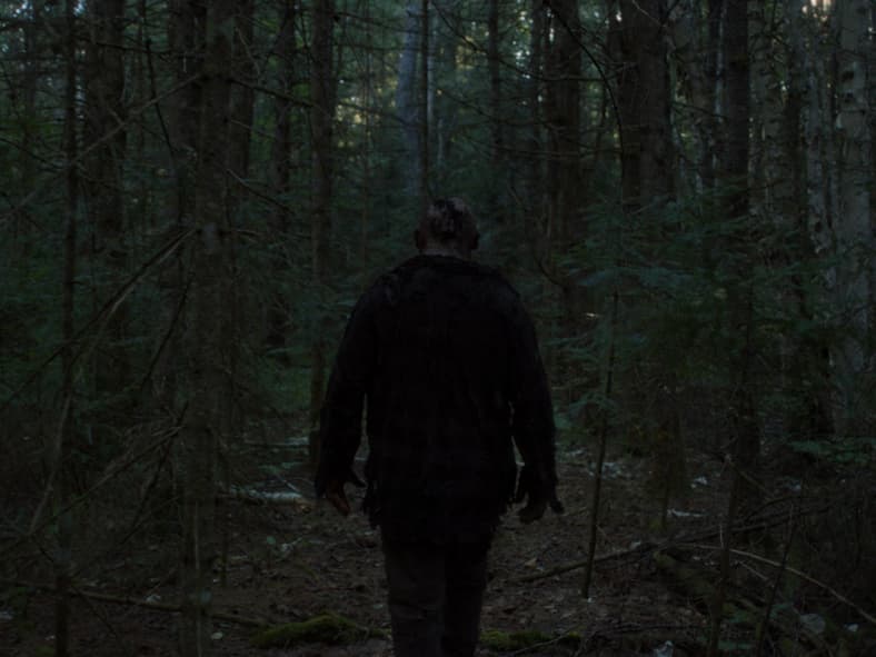 Ry Barrett as Johnny in Chris Nash's IN A VIOLENT NATURE, IFC Films & Shudder