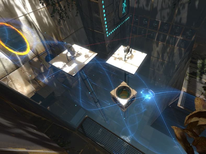 ATLAS and P-Body in Portal 2 (2011), Valve, Screenshot via Steam