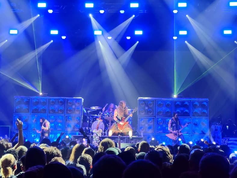 Zakk Wylde's Black Label Society warms up the crowd for headliners, Anthrax, during their 40th Anniversary Tour at Radius in Chicago, Illinois (2023)