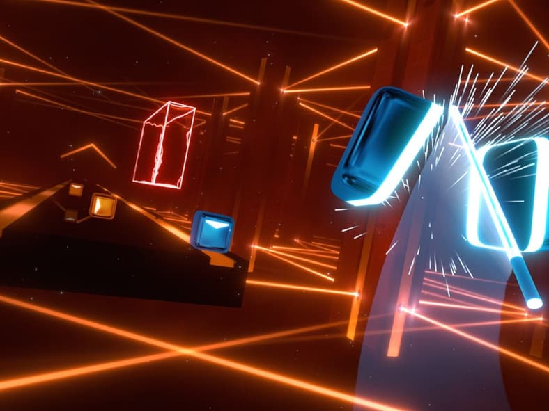 Beat Saber, Beat Games, Screenshot via Steam