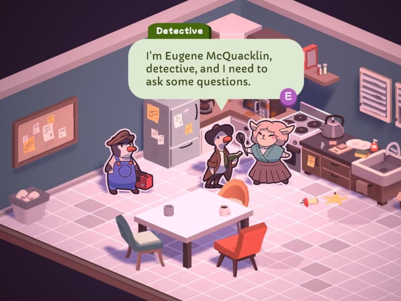 Duck Detective (2024), Happy Broccoli Games, Screenshot via Steam