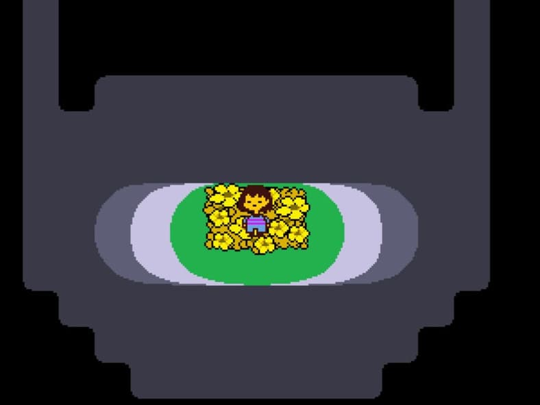 Frisk in the Beginning of Undertale (2015), Toby Fox, Screenshot via Steam