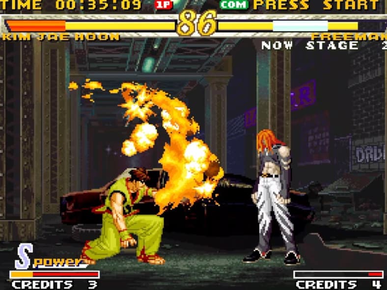 Garou Mark of the Wolves NeoGeo Plaion Replai