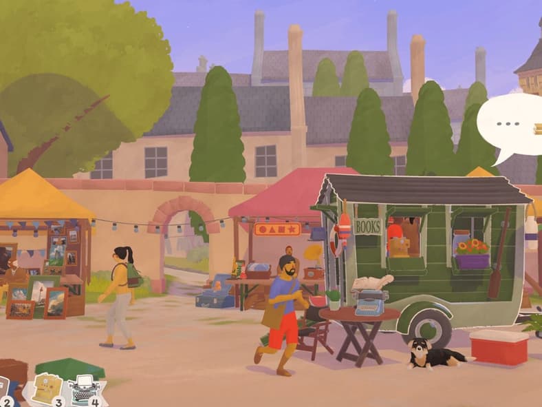 Tiny Bookshop (2025), neoludic games, Screenshot via Steam
