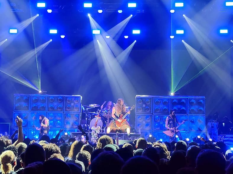 Zakk Wylde's Black Label Society warms up crowd for Anthrax at Radius in Chicago, Illinois (2023)