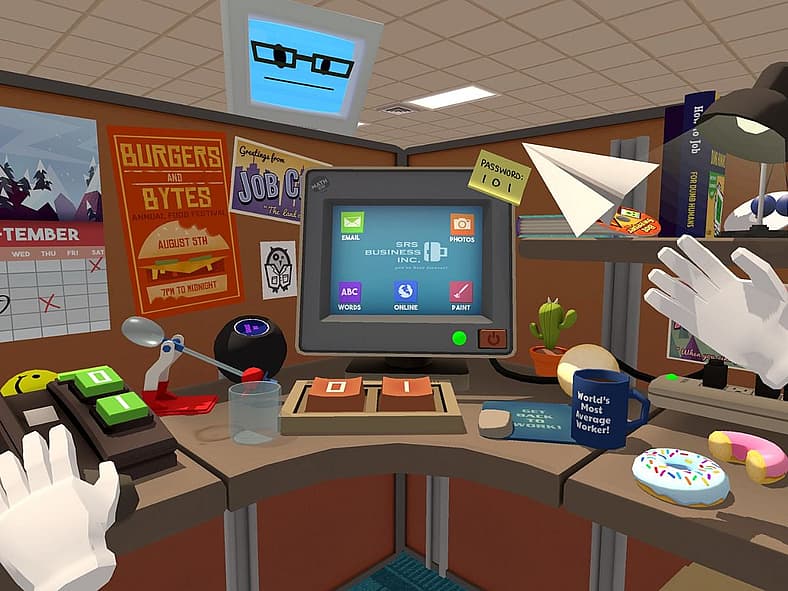 Job Simulator (2016), Owlchemy Labs, Screenshot via Steam
