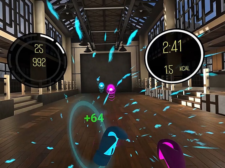 BoxVR (2019), FitXR, Screenshot via Steam