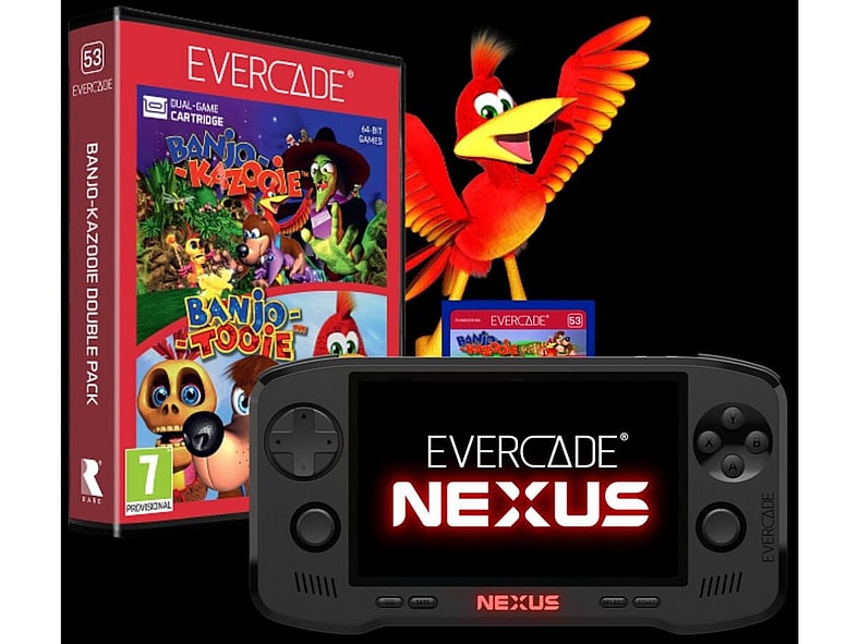 Evercade Nexus Handheld Console Banjo Bundle (2026) Blaze Entertainment