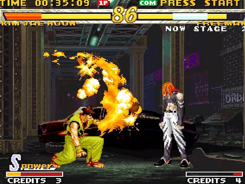 Garou Mark of the Wolves NeoGeo Plaion Replai