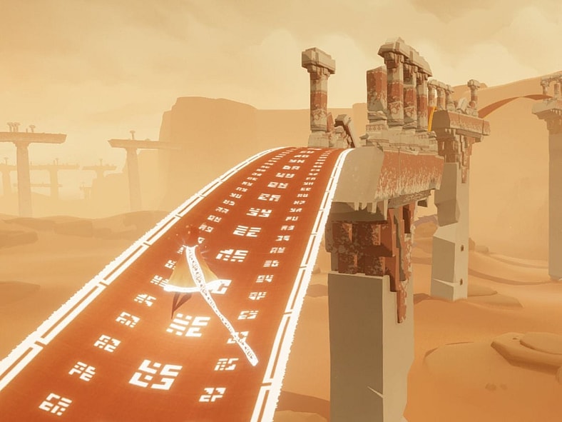 Journey (2012). Thatgamecompany, Screenshot via Steam