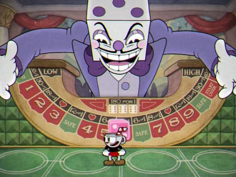 King Dice Cuphead (2017), Studio MDHR Entertainment Inc., Screenshot via Steam