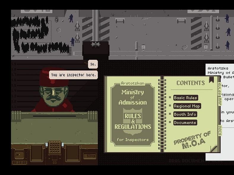Papers, Please Lucas Pope 2013 Steam