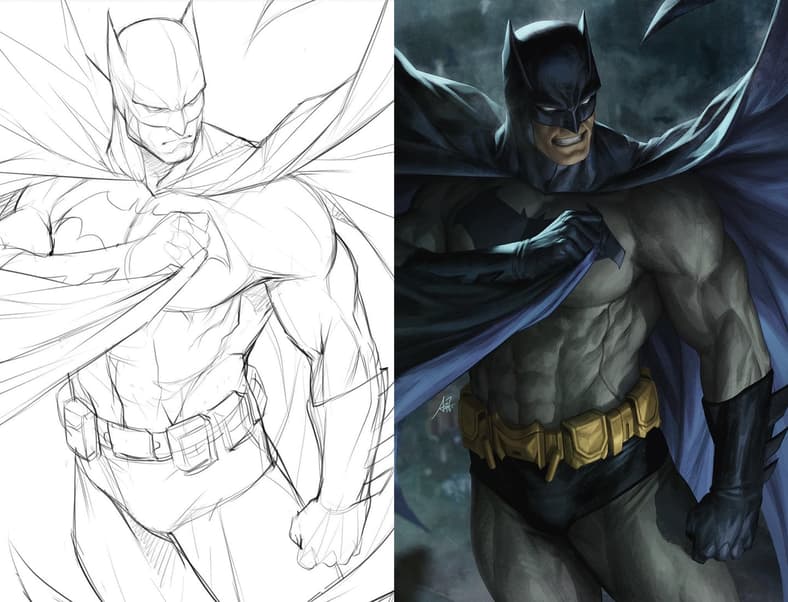 The Dark Knight suits up for a new era on Stanley 'Artgerm' Lau's variant cover to Batman Vol. 4 #1 (2025), DC