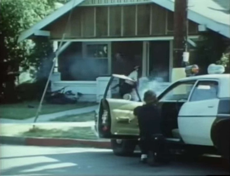 A police shootout takes a predictable turn in Faces of Death (1978), Aquarius Releasing