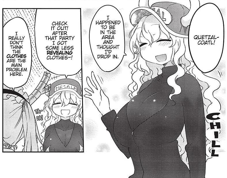 dragon maid less revealing clothes
