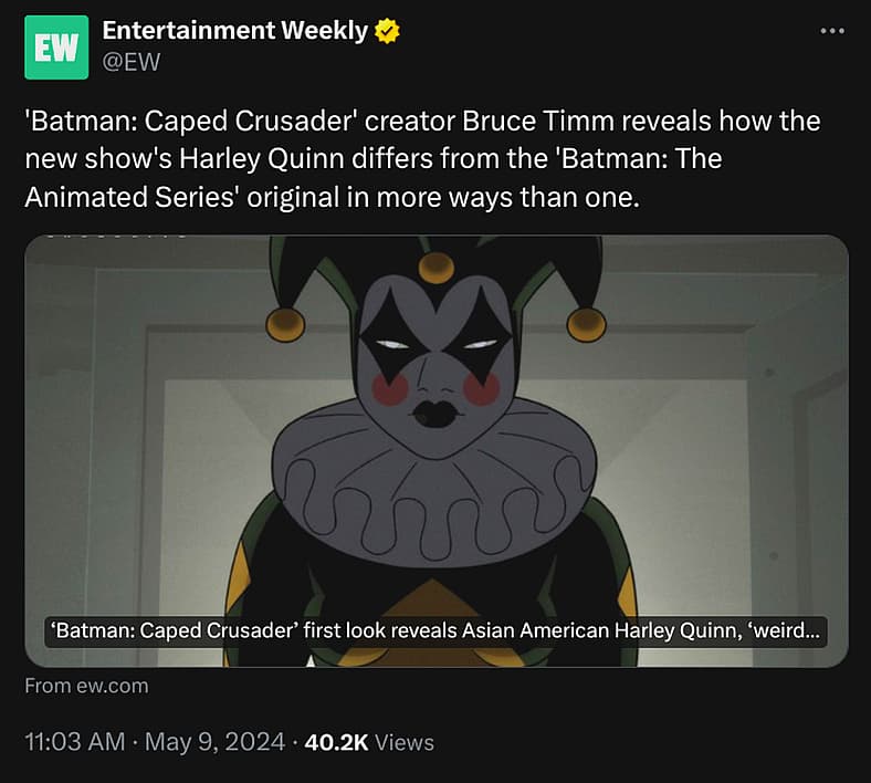 Harley forgets the Punchline
