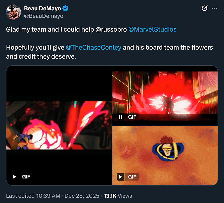 Former 'X-Men '97' showrunner Beau DeMayo weighs in on Cyclops' depiction in 'Avengers: Doomsday'.