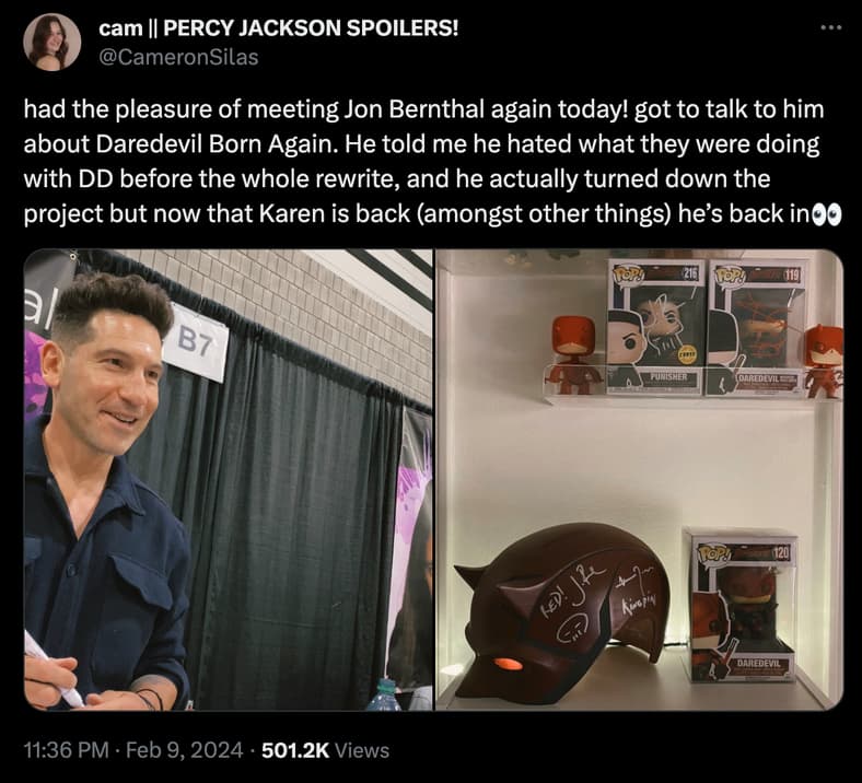 Cameron Silas speaks to Jon Bernthal about 'Daredevil: Born Again'